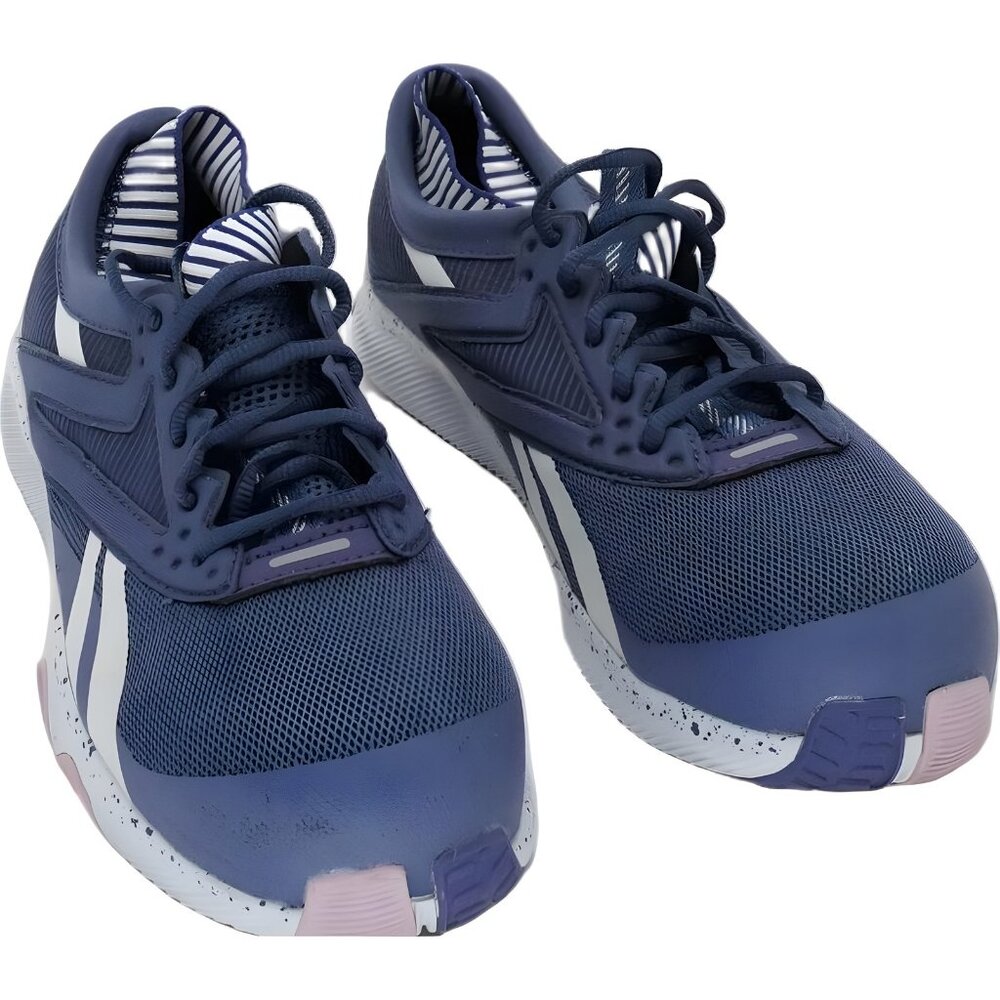 Reebok HIIT TR Composite Toe Work Trainers RB481 Navy/White Women's US 10